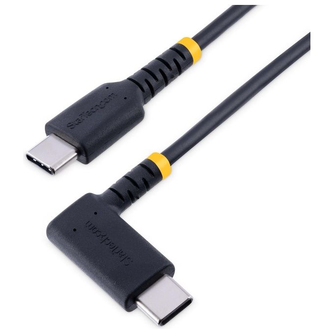 Startech.com Cavo di Ricarica Usb-C a 90° da 15cm Nero