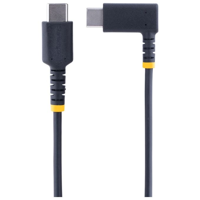 Startech.com Cavo di Ricarica Usb-C a 90° da 15cm Nero