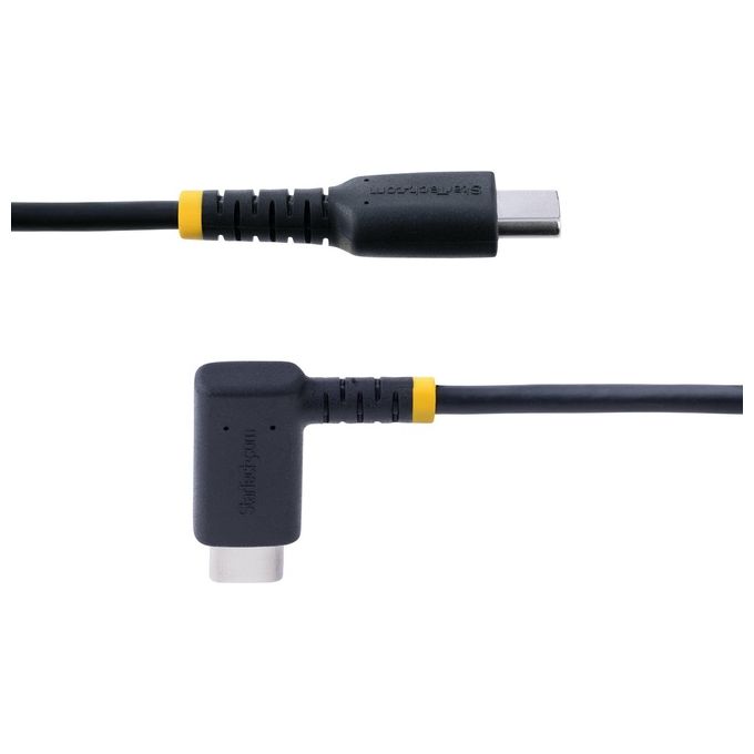 Startech.com Cavo di Ricarica Usb-C a 90° da 15cm Nero