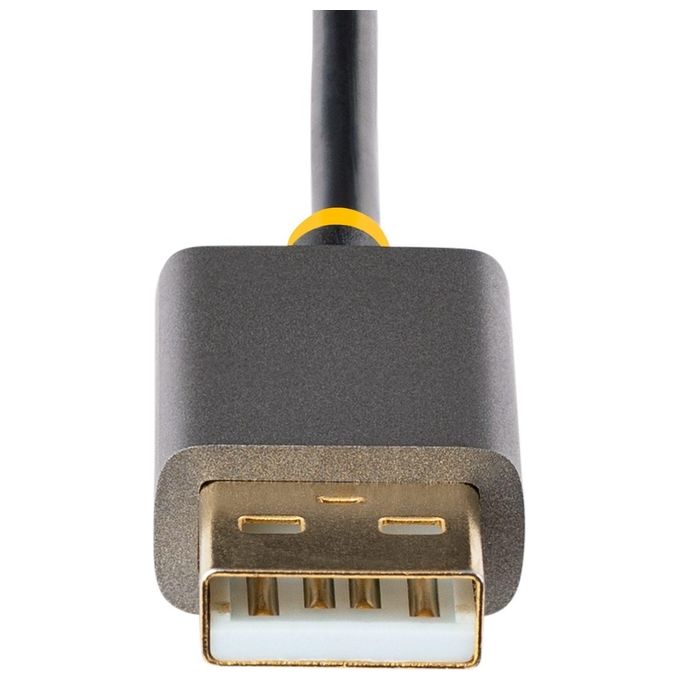 StarTech 128-HDMI-DISPLAYPORT Cavo adattatore HDMI maschio a DisplayPort femmina 30 cm 4K 60Hz HDR HDCP 2.2 alimentato USB colore Grigio