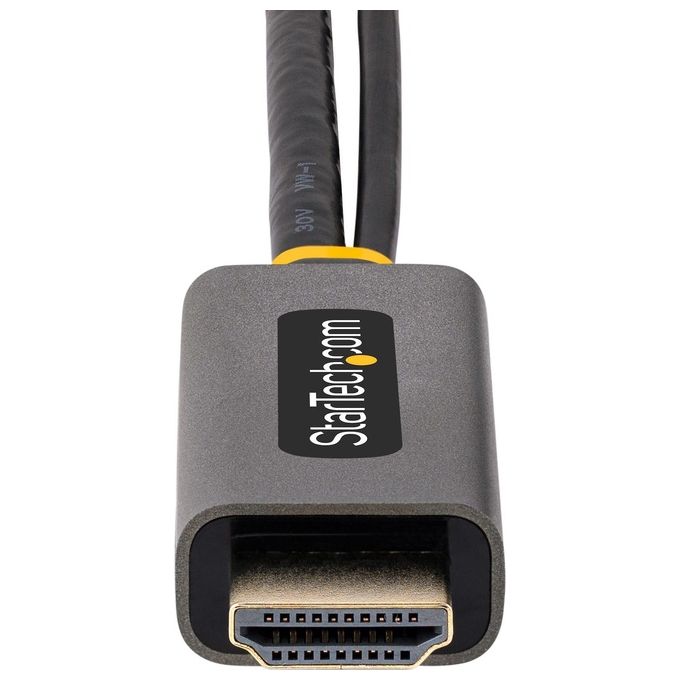 StarTech 128-HDMI-DISPLAYPORT Cavo adattatore HDMI maschio a DisplayPort femmina 30 cm 4K 60Hz HDR HDCP 2.2 alimentato USB colore Grigio