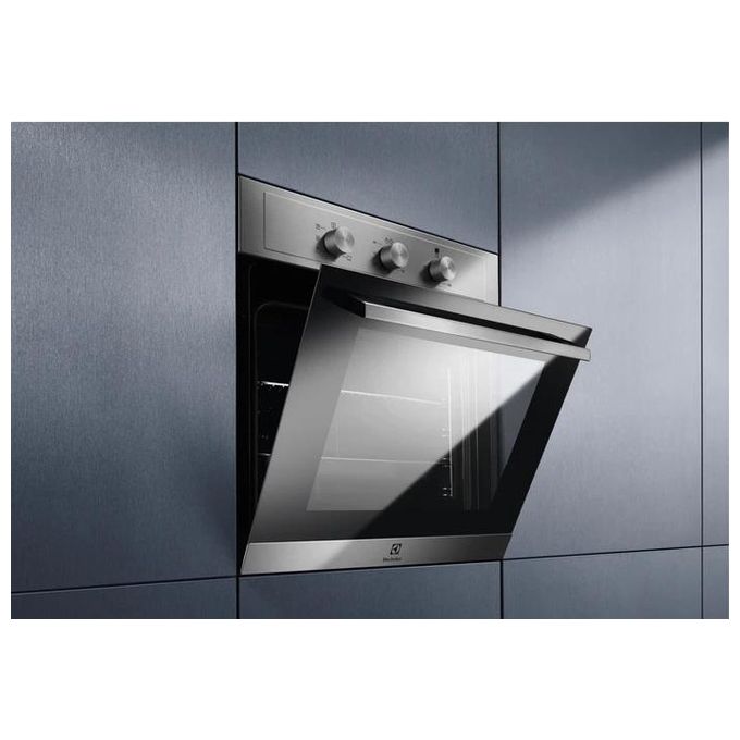 Electrolux EOH2H00BX Serie 300 Forno da incasso Elettrico Multifunzione 58 L Classe A AquaClean Grill Ventilato (59x59x56 cm) colore Acciaio Inox