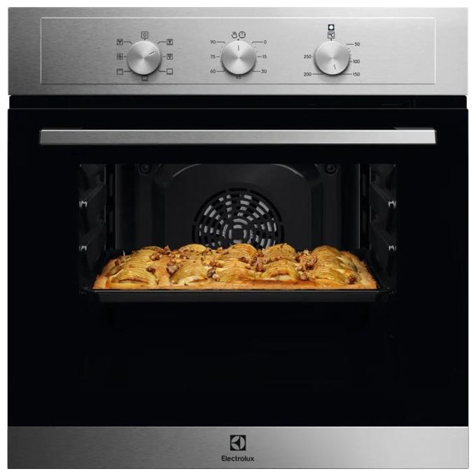Electrolux EOH2H00BX Serie 300 Forno da incasso Elettrico Multifunzione 58 L Classe A AquaClean Grill Ventilato (59x59x56 cm) colore Acciaio Inox