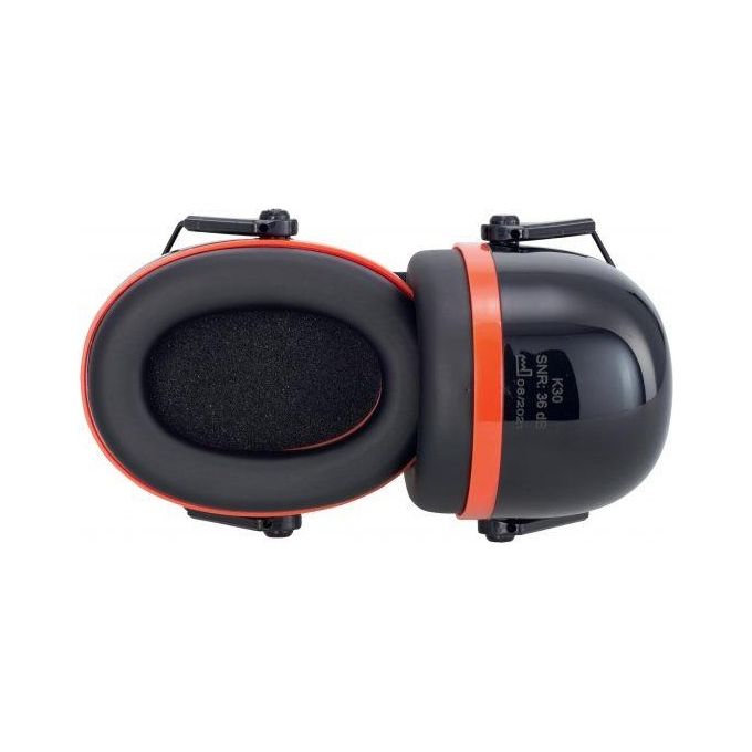 Uvex 2630030 K-Series10 Cuffie antirumore a padiglione pieghevoli SNR 36 dB colore Nero Rosso