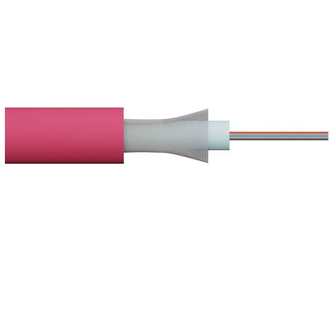 Link Cavo Fibra Ottica 8 Fibre Loose OM4 Antiroditore Lszh Classe B2ca al Metro
