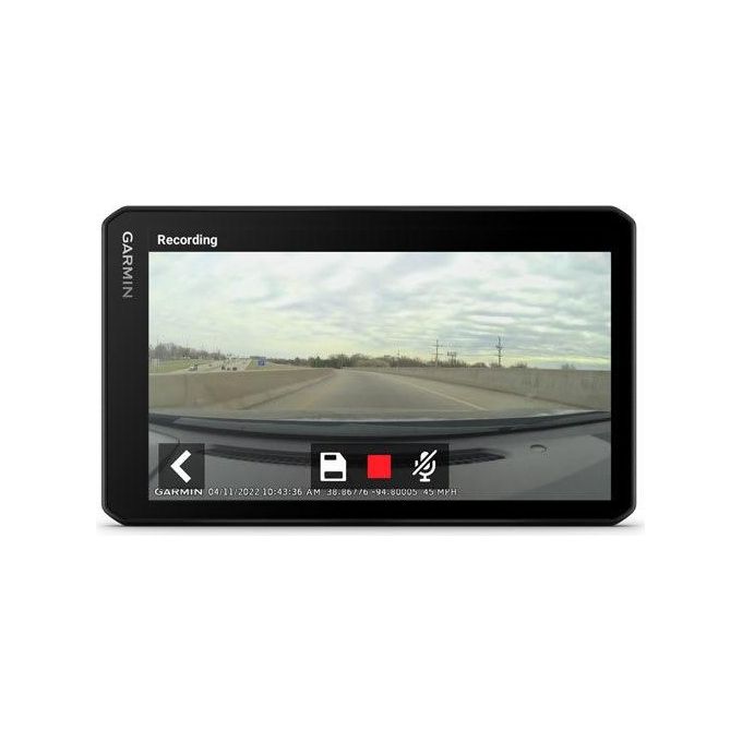 Garmin 010-02728-10 CamperCam 795 Navigatore GPS per Camper con Dash Cam Integrata Schermo Touch 6,95'' Aggiornamenti Mappe a Vita Memoria Interna 32 GB Scheda microSD 16 GB colore Nero
