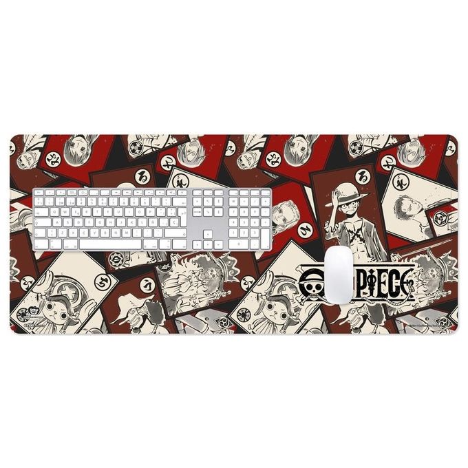 Grupo Erik MGGE036 One Piece Tappetino per Mouse Gaming XL 80x35 cm Impermeabile Antiscivolo colore Multicolore