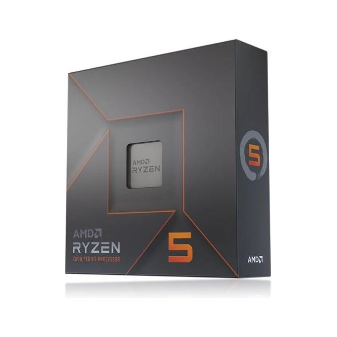 AMD RYZEN 5 7600X Processore 6 Core 12 Thread 4,7 GHz Boost 5,3 GHz Socket AM5 32 MB Cache L3 DDR5 105 W Box