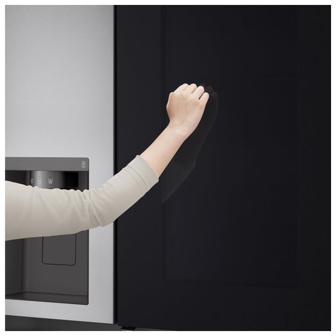 LG GSXV80PZLE Frigorifero Side by Side 635 L 179 cm Classe E 36 dB InstaView Door-in-Door Total No Frost Wi-Fi Dispenser colore Inox