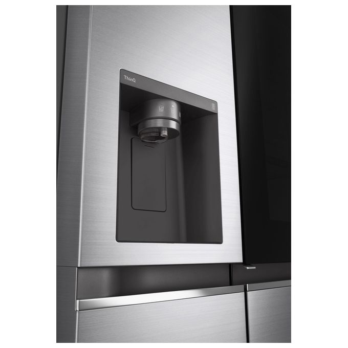 LG GSXV80PZLE Frigorifero Side by Side 635 L 179 cm Classe E 36 dB InstaView Door-in-Door Total No Frost Wi-Fi Dispenser colore Inox