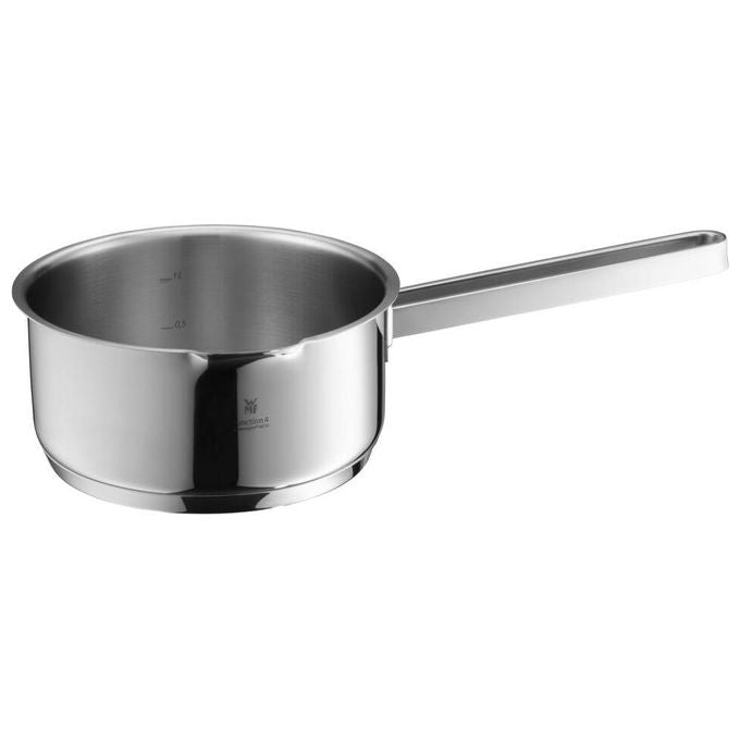 WMF 0760556380 Function 4 Set di Pentole in Acciaio Inox 18-10 Cromargan 5 Pezzi con Fondo TransTherm Triplo Strato Adatto a Tutti i Piani Cottura incluso Induzione colore Acciaio inox