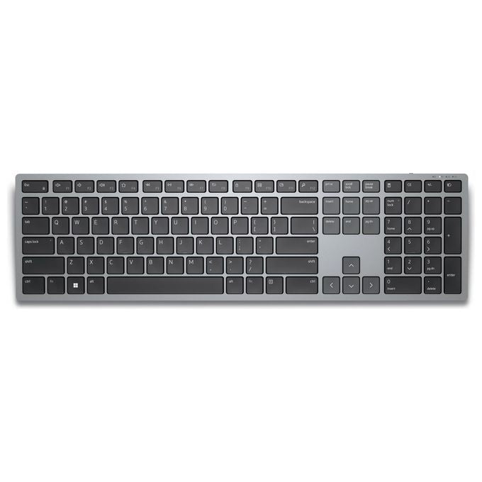 Dell KB700 Tastiera Wireless Multi-Device QWERTY Italiano Bluetooth 5.0 RF 2.4 GHz 3 Dispositivi Batteria 36 Mesi colore Grigio
