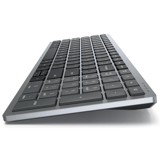 Dell KB740 Tastiera Wireless Full-size Multi-dispositivo RF Bluetooth 5.0 QWERTY Italiano Batteria 36 mesi colore Grigio Nero
