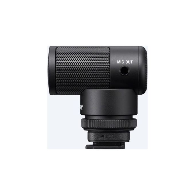Sony ECMG1 Microfono Shotgun Super-Cardioide Compatto per Fotocamere con Slitta MI Alimentazione Integrata Parabrezza e Custodia Inclusi colore Nero