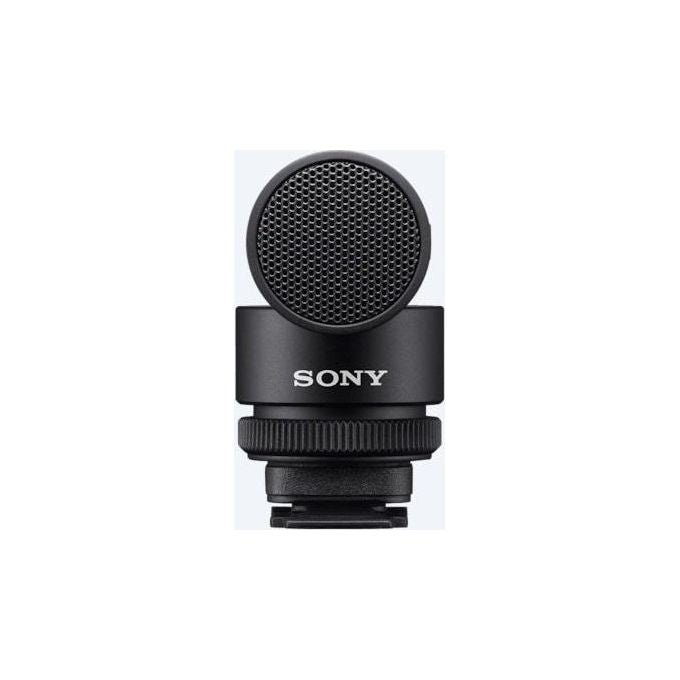 Sony ECMG1 Microfono Shotgun Super-Cardioide Compatto per Fotocamere con Slitta MI Alimentazione Integrata Parabrezza e Custodia Inclusi colore Nero