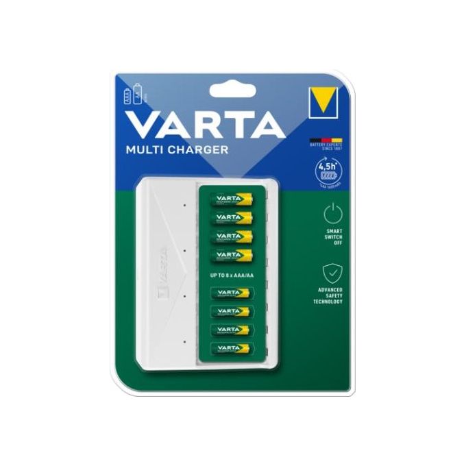 Caricabatterie Varta MULTI CHARGER Bianco
