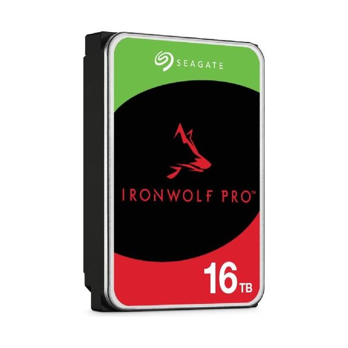 Seagate ST16000NT001 IronWolf Pro Hard Disk Interno 3.5'' 16TB 7200rpm SATA 6Gb-s 256MB NAS