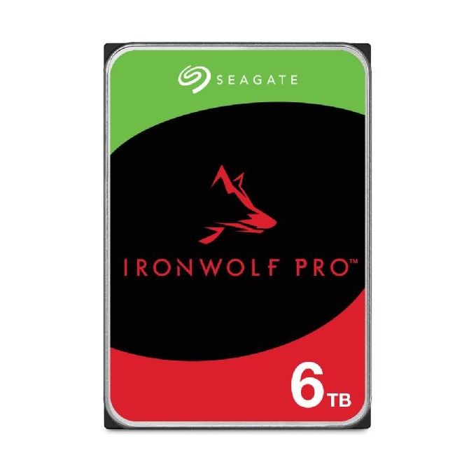 Seagate ST6000NT001 IronWolf Pro Disco Duro Interno NAS 6TB SATA III 7200 rpm 256MB Cache colore Nero