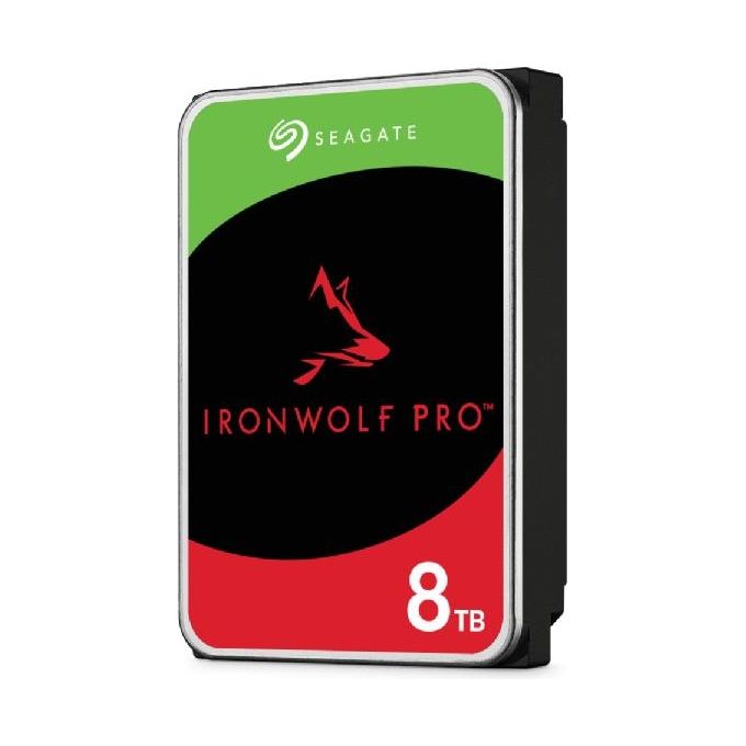 Seagate ST8000NT001 IronWolf Pro Hard Disk Interno 3.5'' 8TB 7200 rpm SATA III 256MB NAS