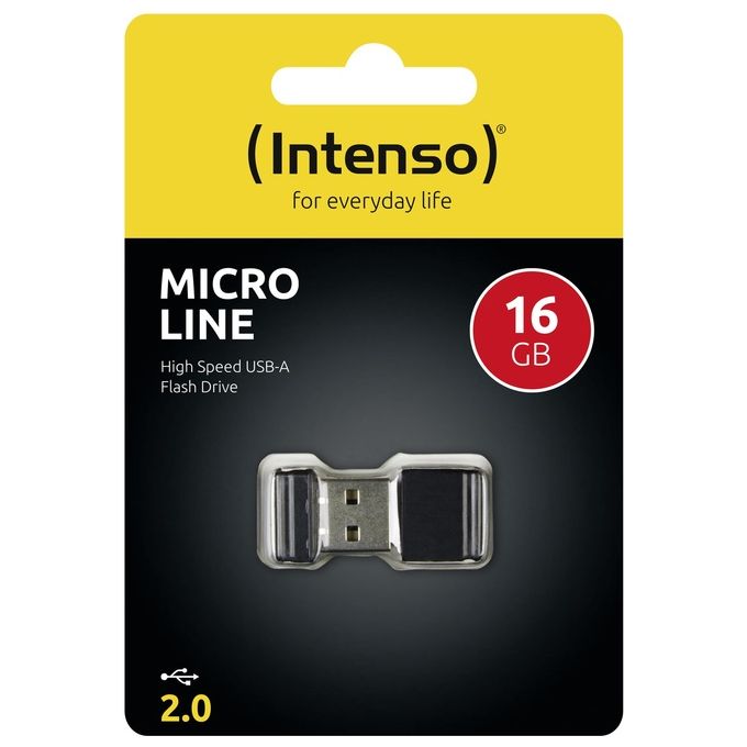 Intenso Usb Flash Drive 2.0 16Gb Micro Line