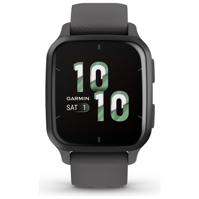 Garmin 010-02701-00 Venu Sq 2 Smartwatch GPS Display 1.4'' AMOLED SpO2 Cardio 25+ App Sport Autonomia 11 giorni colore Grigio