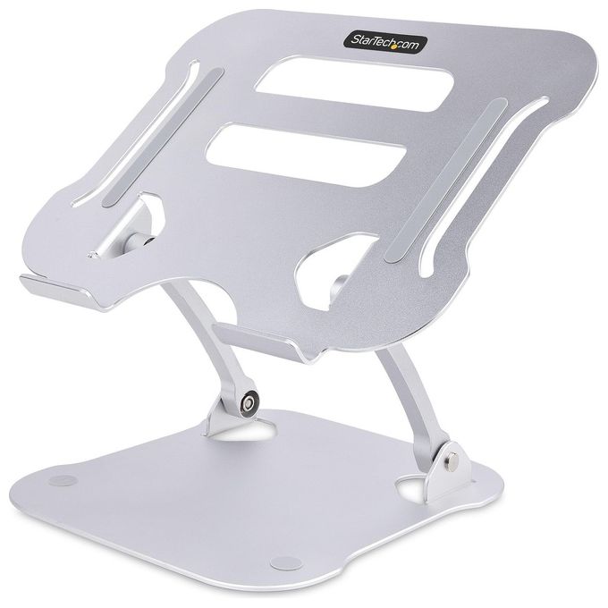 StarTech.com ADJ-LAPTOP-RISER Supporto per PC Portatile Altezza Regolabile 33 2 120 mm Inclinazione Regolabile Alluminio Peso Massimo 10 Kg colore Argento