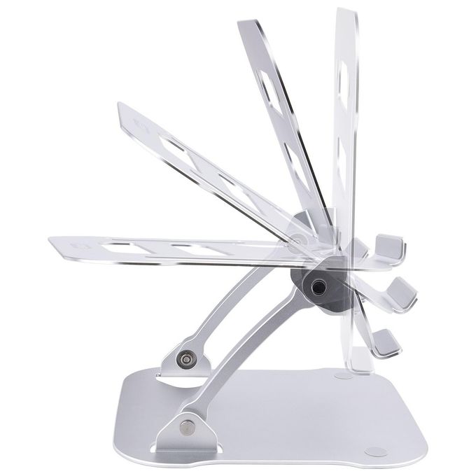 StarTech.com ADJ-LAPTOP-RISER Supporto per PC Portatile Altezza Regolabile 33 2 120 mm Inclinazione Regolabile Alluminio Peso Massimo 10 Kg colore Argento