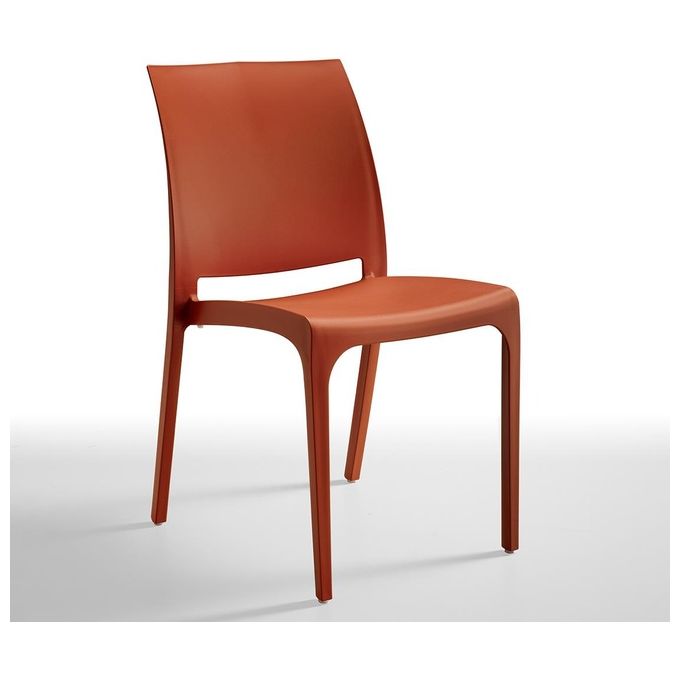Bica 300 Sedia da Esterno Volga Rosso