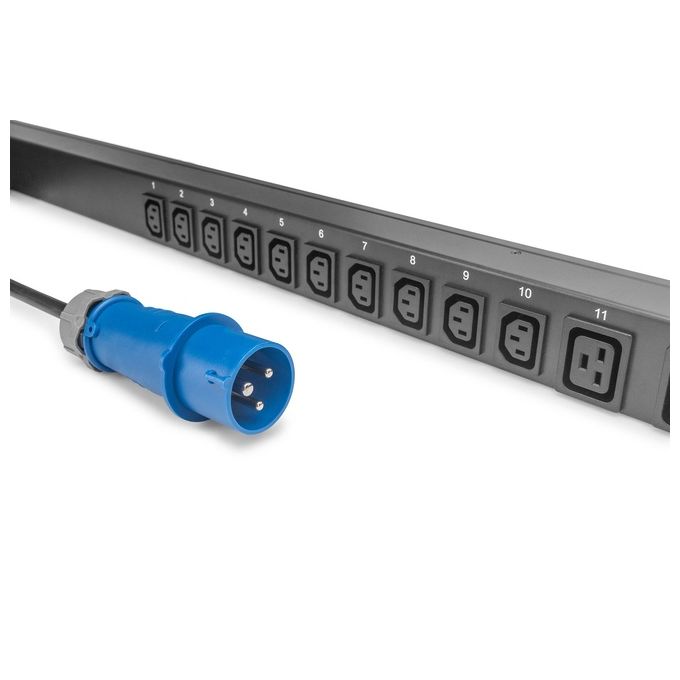 DIGITUS DN-95640 Smart PDU ingresso monitorato 1x16A 20xC13 4xC19 colore Nero