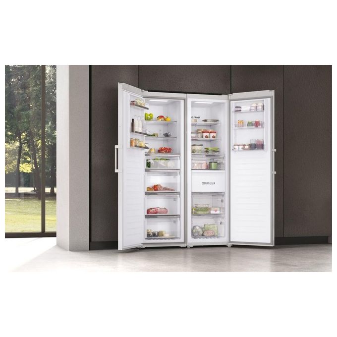 Haier H3F330WDH1 Instaswitch Congelatore Verticale 330 L 191 cm Classe D 38 dB No Frost Convertibile Wi-Fi colore Bianco