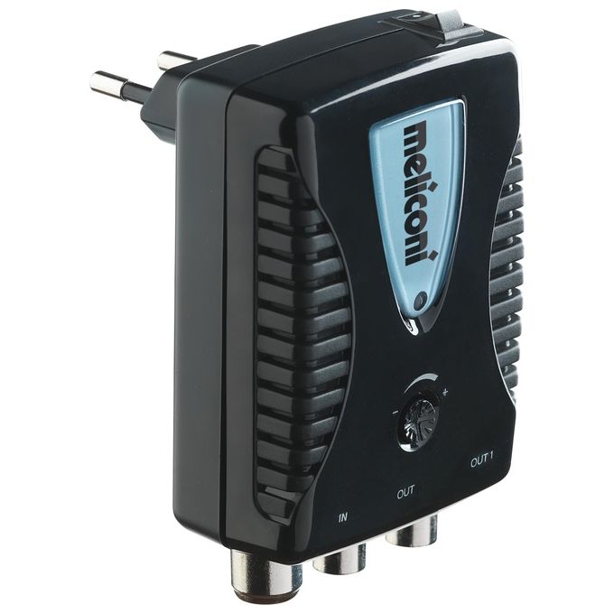 Meliconi AMP200 Amplificatore di Segnale Digitale da Interni con Filtro LTE