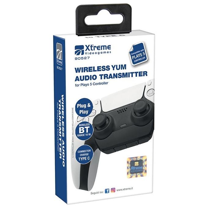 Xtreme Trasmettitore Audio Wireless Yum per PlayStation 5