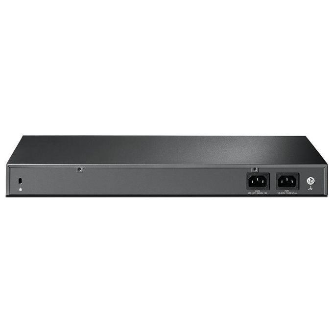 TP-Link SG3428XF Omada Switch Gestito L2+ 24 Porte SFP 4 Slot 10G SFP+ Montabile Rack 1U colore Nero