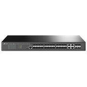 TP-Link SG3428XF Omada Switch Gestito L2+ 24 Porte SFP 4 Slot 10G SFP+ Montabile Rack 1U colore Nero