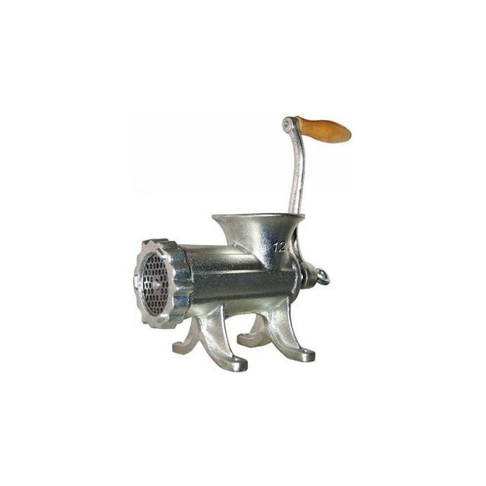 Reber 8683N Tritacarne Manuale N.22 Ghisa Stagnata Elica Passo Variabile Fissaggio Banco 4,92 Kg colore Argento