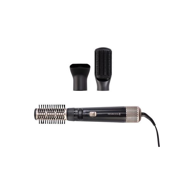 Remington S7606002 AS7580 Spazzola Rotante Ad Aria 1000 W Tecnologia Ionica 2 Temperature 2 Velocita' Cavo Girevole colore Nero Oro