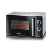 Severin MW 7771 Forno a microonde combinato 20 L 700 W con funzione grill colore Nero Argento