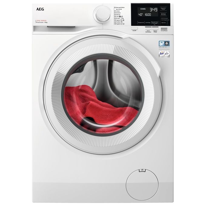 Electrolux LR7G86CW Lavatrice Frontale 8 Kg 1600 rpm Classe A Inverter 10 Programmi Vapore (85x60x57,5 cm) colore Bianco