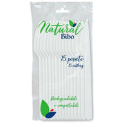 Bibo Coltello 15 Pezzi Bianco Natural