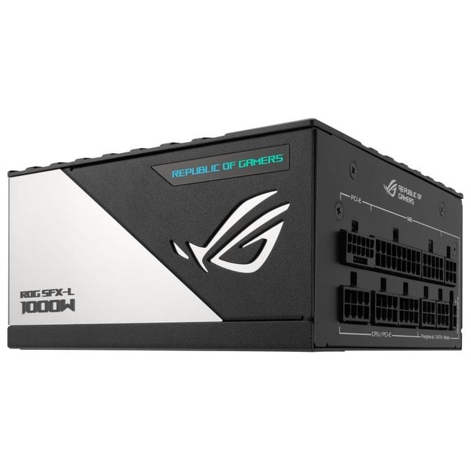 Asus ROG LOKI SFX-L 1000W Platinum Alimentatore PC ATX 3.1 Modulare 80 PLUS Platinum RGB Aura Sync colore Nero Argento