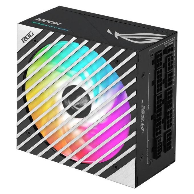 Asus ROG LOKI SFX-L 1000W Platinum Alimentatore PC ATX 3.1 Modulare 80 PLUS Platinum RGB Aura Sync colore Nero Argento