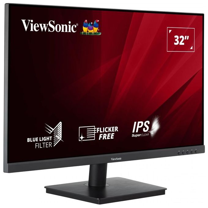 ViewSonic VA3209-2K-MHD Monitor 32'' QHD IPS 2560x1440 75Hz HDMI DisplayPort altoparlanti integrati colore Nero
