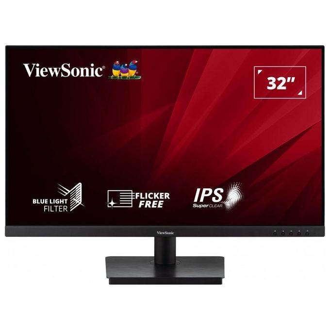 ViewSonic VA3209-2K-MHD Monitor 32'' QHD IPS 2560x1440 75Hz HDMI DisplayPort altoparlanti integrati colore Nero