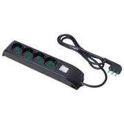 Fme Prolunga Multipla 3X1 4P + Interni Nero 410101
