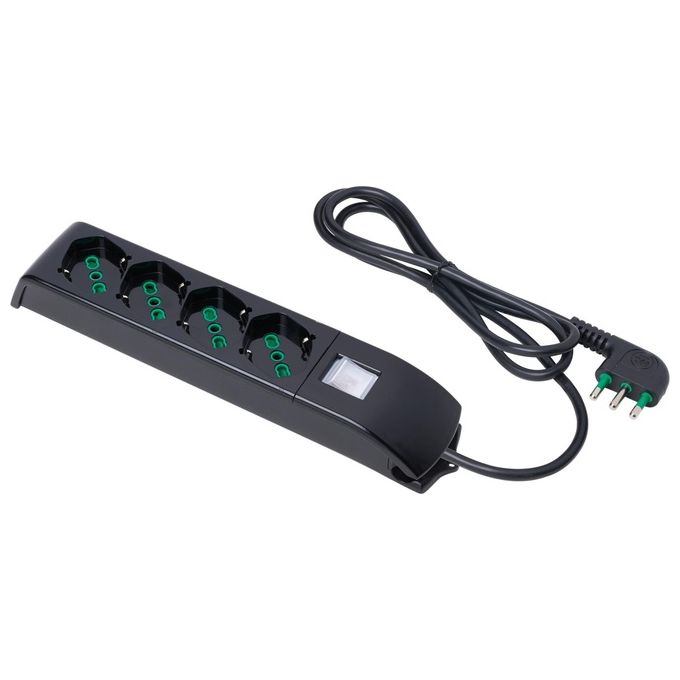 Fme Prolunga Multipla 3X1 4P + Interni Nero 410101