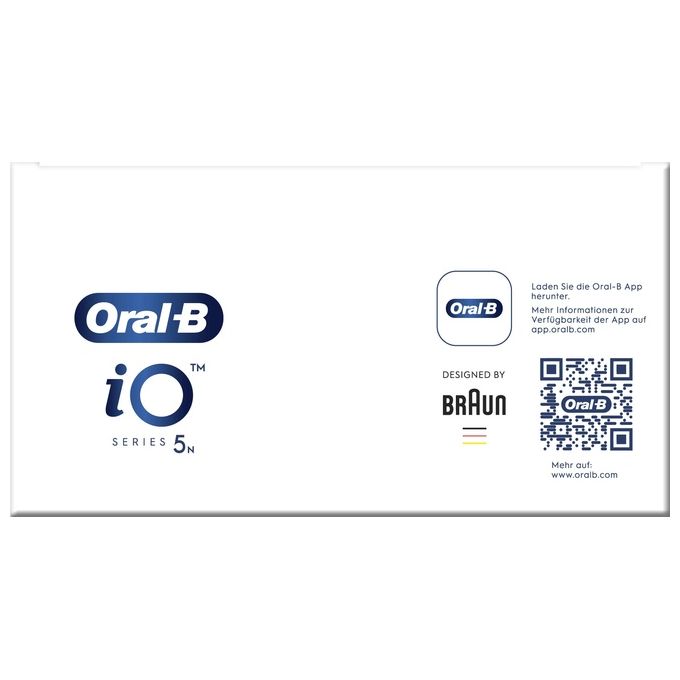 Oral-B 415060 iO Series 5 Spazzolino elettrico Tecnologia magnetica 5 modalita' Timer 2 minuti autonomia fino a 10 giorni colore Nero