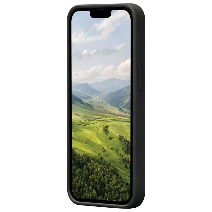 Dbramante1928 MO61NIBL1639 Monaco Cover Protettiva per iPhone 14 Compatibile con Ricarica Wireless MagSafe in Plastica Riciclata GRS colore Nero