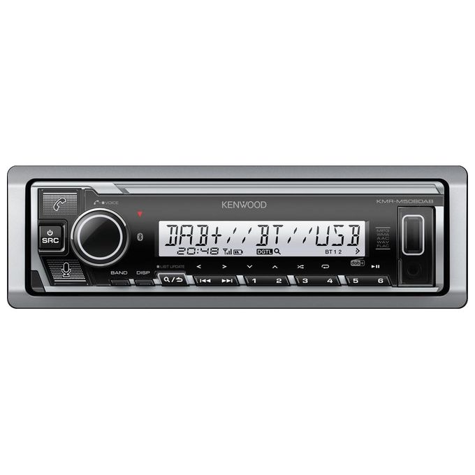 Kenwood KMR-M508DAB Sintolettore Marino Digitale DAB+ Bluetooth USB AUX 88 W colore Nero