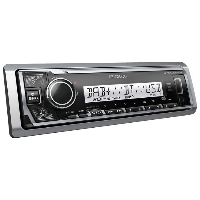 Kenwood KMR-M508DAB Sintolettore Marino Digitale DAB+ Bluetooth USB AUX 88 W colore Nero