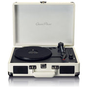 Lenco TT-115CR Giradischi Portatile con Altoparlanti Integrati 4 W RMS Bluetooth 5.0 USB Recording 33 45 78 RPM colore Crema